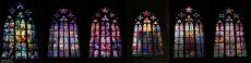 Windows of Veitsdom Prague, Czechia Windows of Veitsdom Prague, Czechia